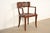 1950s Michael Taylor for Baker Furniture Klismos Cherry Wood and Cane Armchair, Newly Refinished For Sale - Image 5 of 15
