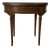 Vintage Baker Furniture Louis XVI-Style Bouillotte Side Table With Brass Gallery and Single Drawer For Sale
