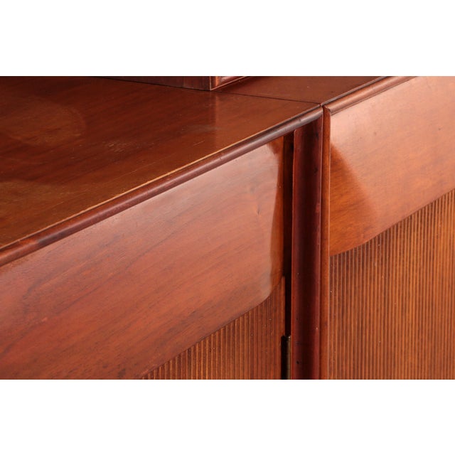 Mid-Century Italian Modular Wall System attributed to Vittorio Dassi, 1950s, Set of 7 For Sale - Image 14 of 17