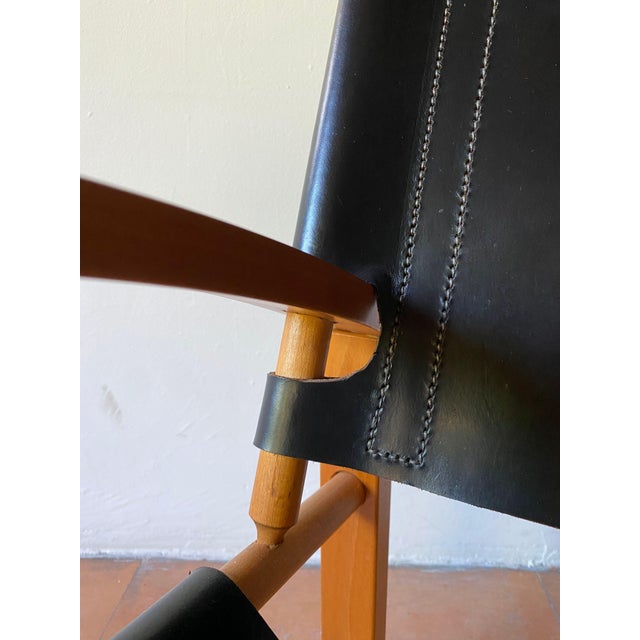 Safari Chair from Hyllinge, Denmark, 1970s For Sale - Image 9 of 11