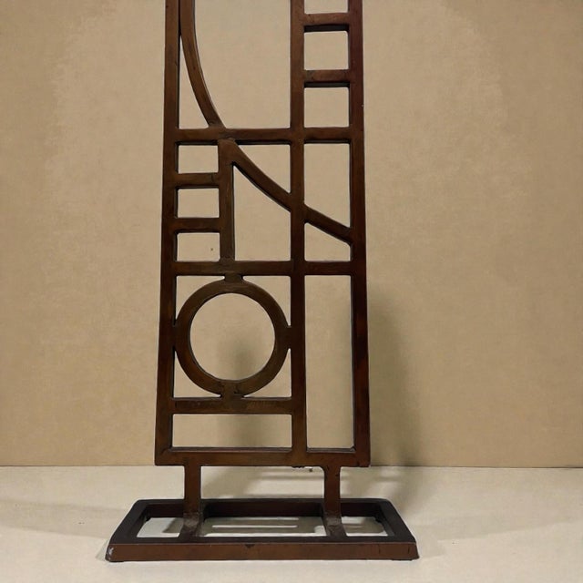 Postmodern Vintage Postmodern Geometric Table Lamp by Robert Sonneman for Kovacs 1980s For Sale - Image 3 of 5