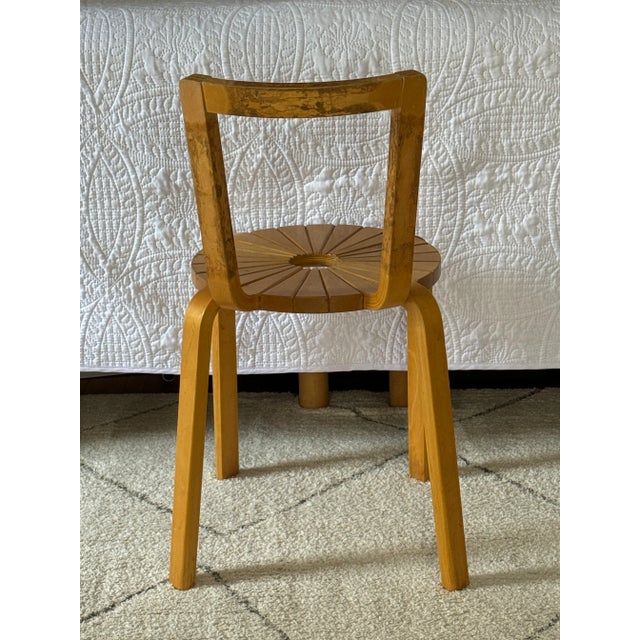 1970s Birch Chair by Asko For Sale - Image 5 of 7