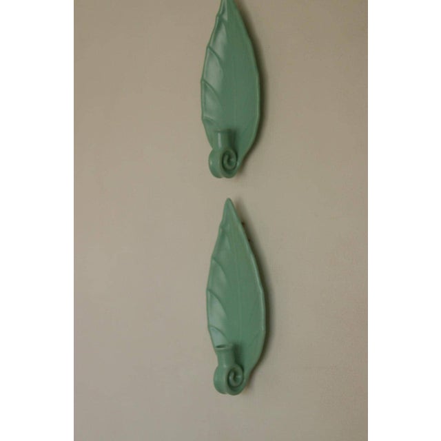 Ceramic Mid-Century Modern Swedish Ceramic Sconces by Bo Fajans, Set of 2 For Sale - Image 7 of 18