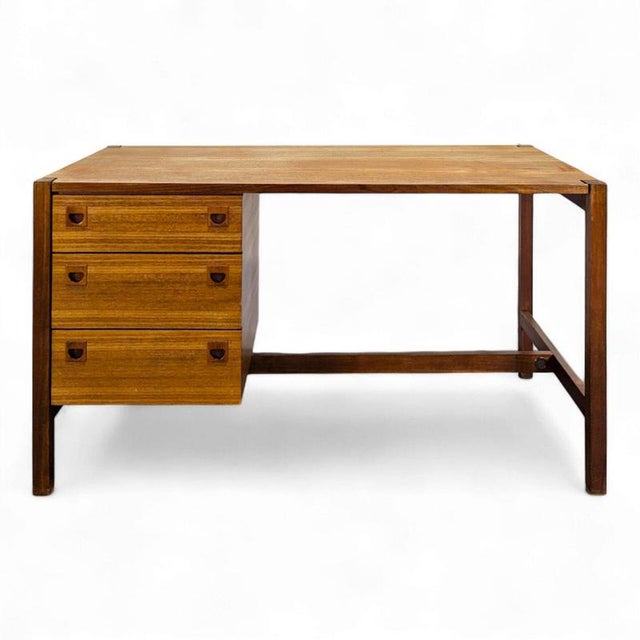 Teak Desk by André Monpoixs For Sale - Image 6 of 6