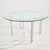 Italian Chrome Dining Set, 1980s, Set of 7 For Sale - Image 4 of 18