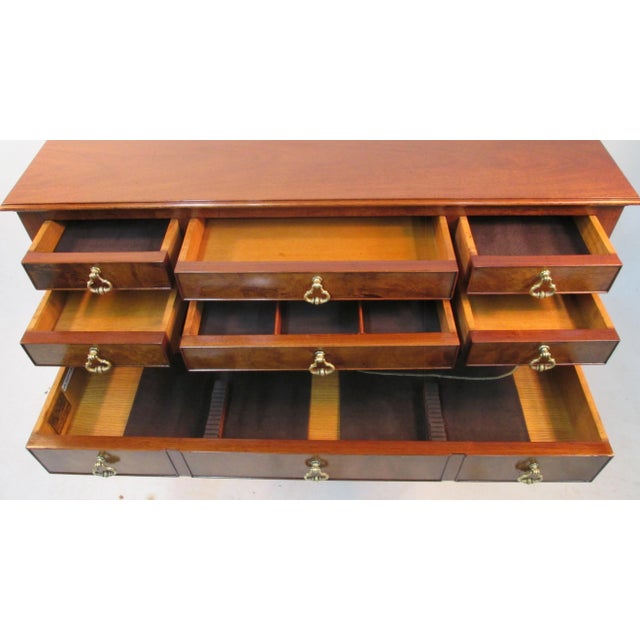 1950s Silver Service Mahogany Chest by Beacon Hill Furniture For Sale - Image 10 of 11