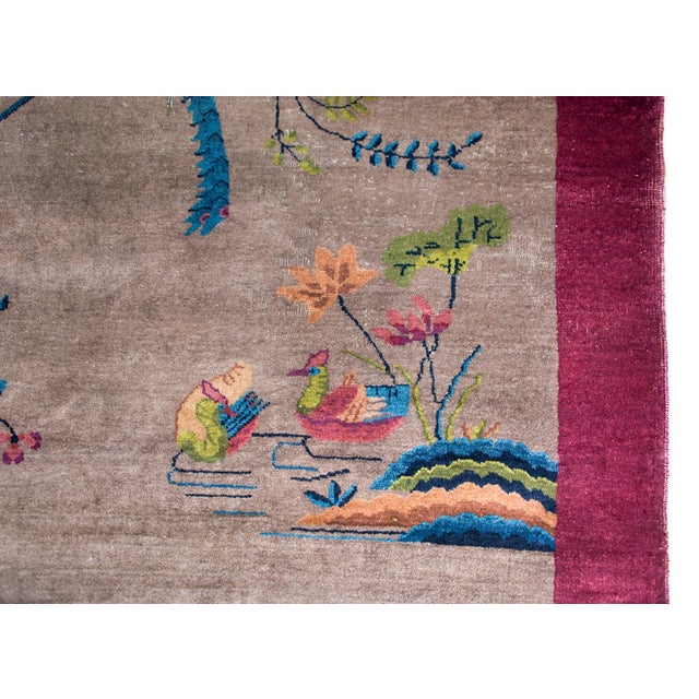 Early 20th Century Chinese Art Deco Rug For Sale - Image 9 of 14