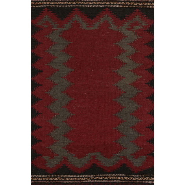 Vintage Persian Kilim Runner, Tribal Pattern With Playful Chevrons - Rug & Kilim For Sale In New York - Image 6 of 9