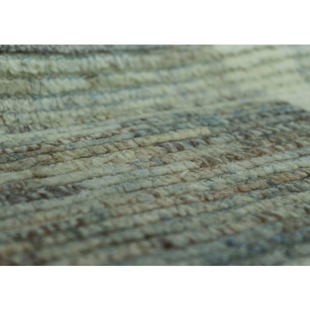 Gray Turkish Tulu Handmade Rug 11'3" x 16'6" #19355 For Sale - Image 8 of 8