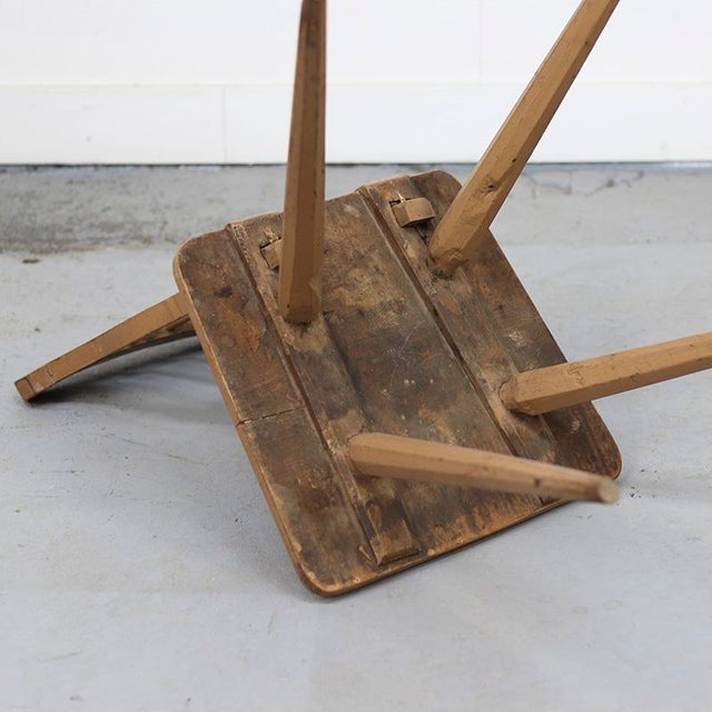 Traditional antique mountain chair from southern Germany. This distinctive and rustic chair is entirely handmade and...