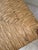 Mid-Century Modern Rustic Vintage Woven Rush Two-Seat Bench For Sale - Image 3 of 7