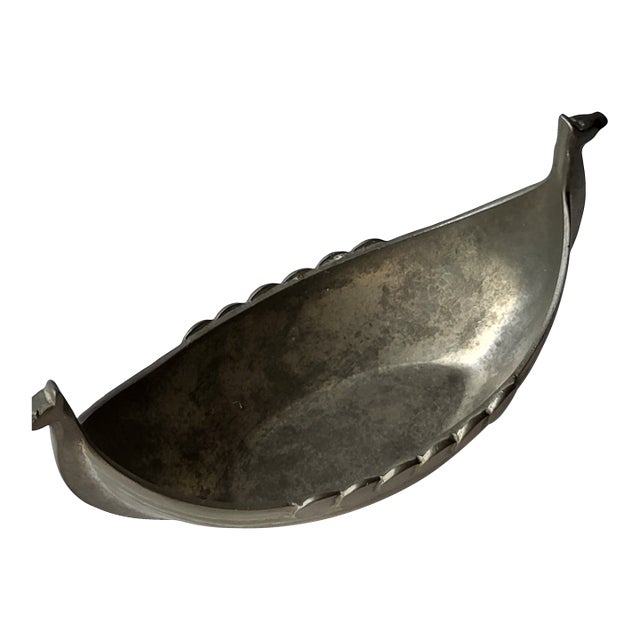 Vintage Just Anderson Viking Ship Salt Cellar For Sale