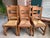 Set 6 Vintage French Ladder Back Dining Chairs Rush Seat Oak Country Farmhouse. Direct from France, a lovely set of 6...
