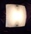 Vintage Ceiling Lamp with a Curved White Glass Pane by Honsel, 1990s, in Very Good conditions. Designed 1990 to 1999 This...
