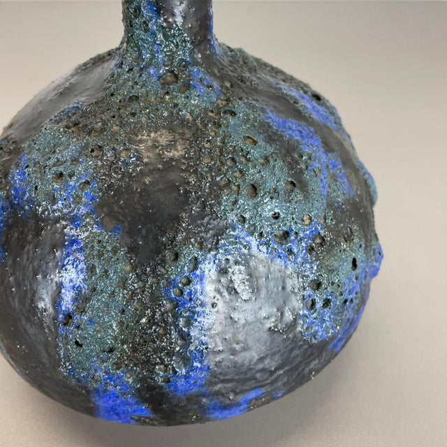 Ceramic Abstract Ceramic Studio Pottery Vase from Gerhard Liebenthron, Germany, 1970s For Sale - Image 7 of 18