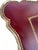 Brick Red Vintage Minton-Spidell Leather Top Game Table For Sale - Image 8 of 14