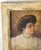 Traditional Early 20th Century Portrait Painting of an Italian Lady With Inscription For Sale - Image 3 of 9
