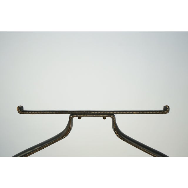 Mid-Century Modern Leather Dressboy by Jacques Adnet, 1950s For Sale - Image 3 of 8