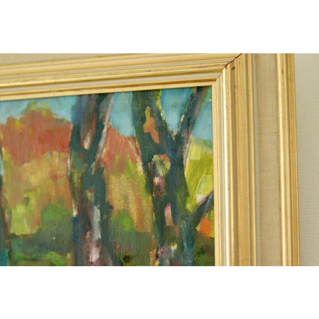 Gustav, Through the Trees, 1960s, Oil on Canvas, Framed For Sale - Image 6 of 10