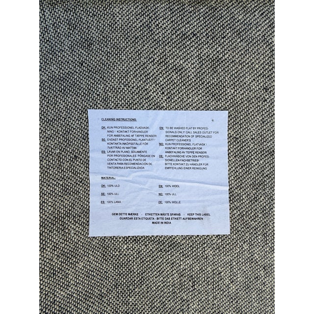 9ft × 11ft 10in Hanne Kortegaard for Linie Design Arguto Rug in Ocean For Sale - Image 9 of 10
