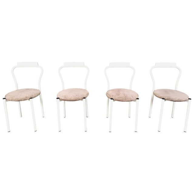 Vintage Dining Chairs from Calligaris, 1980s, Set of 4 For Sale - Image 14 of 14