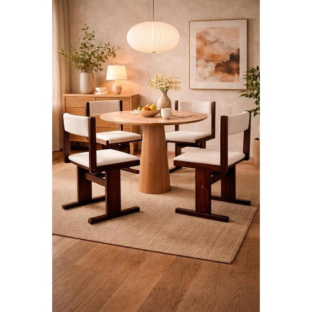 1970s Danish Modern Dining Chair by Poul H. Poulsen for Gængsø Møbler, 1970s For Sale - Image 5 of 6