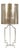 Matthew Izzo Home Windham Silver Leaf Table Lamp For Sale