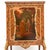 Metal Antique French Marble Top Painted Cabinet, 1880 For Sale - Image 7 of 13