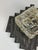 Brutalist Iron and Glass Wall Lamp, 1970s For Sale - Image 15 of 18