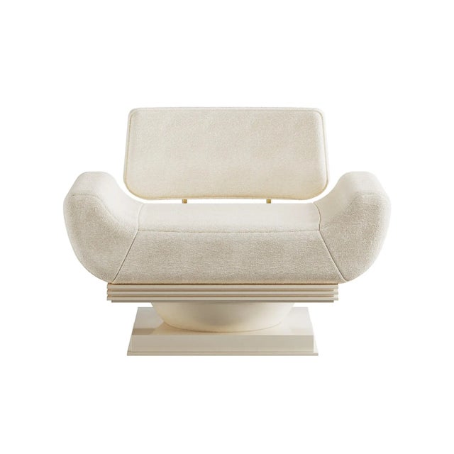 Alice Armchair in Cream by HOMMÉS Studio For Sale - Image 9 of 9