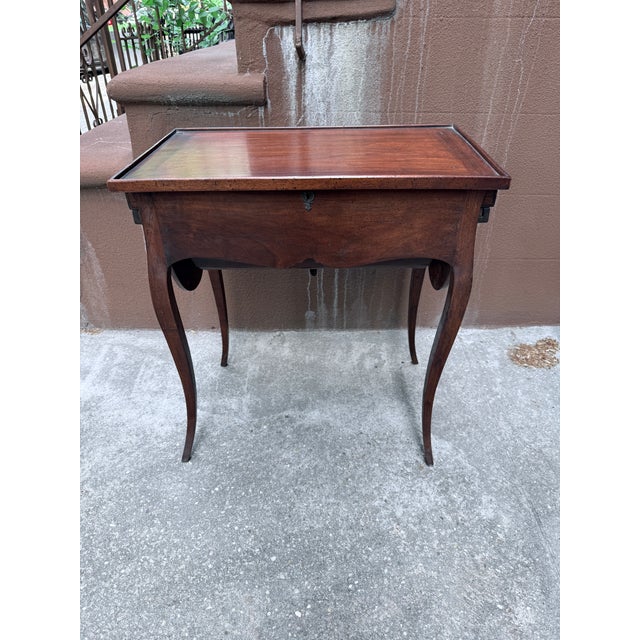 19th Century French Provencial Antique Petite Secrétaire/Side Table/Writing Desk For Sale - Image 12 of 18