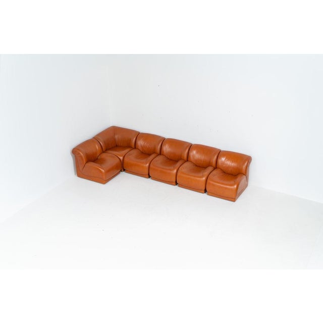 Modular sofa by Doimo Salotti (Italy, 1970s). Striking and bold modular seating system consisting of five identical...