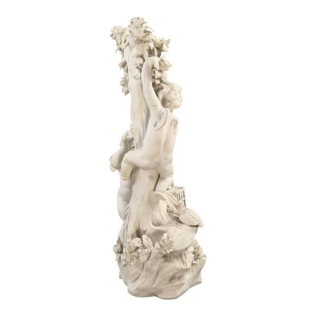 Ceramic Four Elements No. 48 Nude Figure Group from Derby, 1773 For Sale - Image 5 of 10