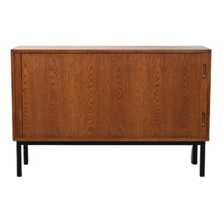 Vintage Scandinavian Sideboard with Roller Door, 1960s For Sale