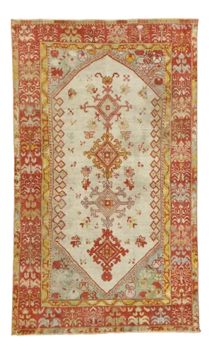 Antique Turkish Oushak Rug - 03'04 X 05'07