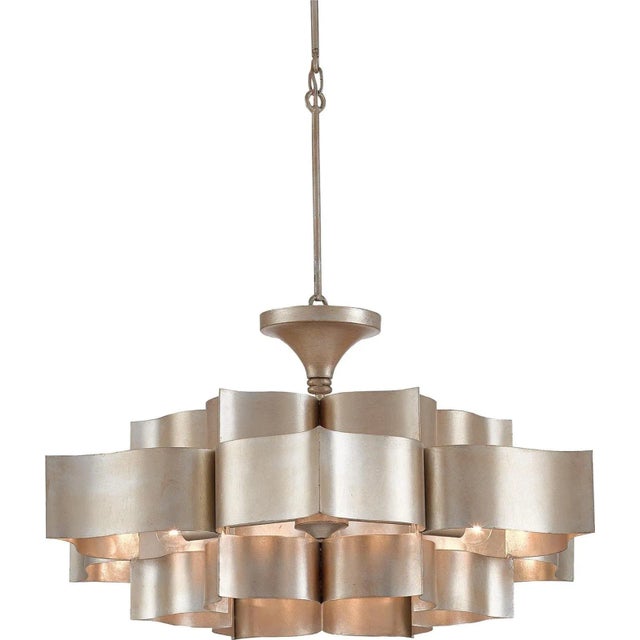 Currey & Company Grand Lotus Chandelier Overall measurements (inches) 16H x 30W x 30DAdjustable Height 16H (min) x 100H...