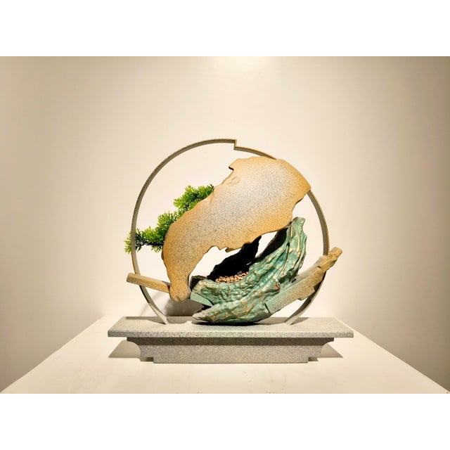 Metal Landscapes, Bonsai, and Sculptural Ornaments，Half-Veiled – Neo-Chuanpai Bonsai Series For Sale - Image 7 of 12