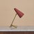 Stilux 1950s Petite Italian Red Enamel Table Lamp by Stilux For Sale - Image 4 of 11