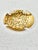 Fun vintage brass trinket dish. Made in the shape of a sand dollar. Perfect to use on a desk with small desk accessories...