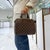 Louis Vuitton Speedy Bandouliere 25 Damier Ebene Coated Canvas Shoulder Tote Bag For Sale - Image 11 of 11