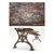 Wood and Cast Iron Bench, 1940s For Sale - Image 4 of 6