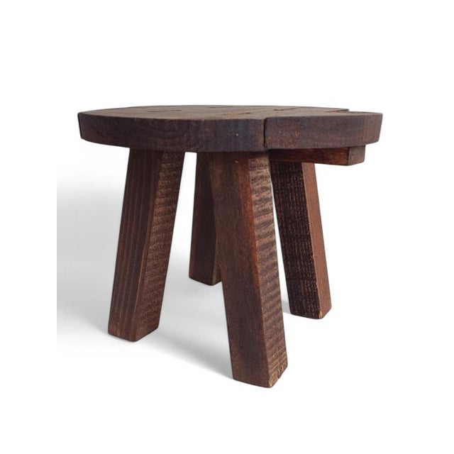 French Wooden Stool For Sale - Image 11 of 16