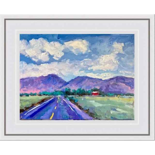 Contemporary Skyscape - Contemporary Impressionist Oil Painting by Haas For Sale - Image 3 of 9