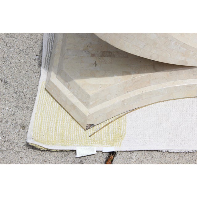 Late 20th Century Maitland Smith Tessellated Stone Art Deco Style Coffee Table For Sale - Image 5 of 9