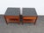 Knoll Two Tones Mid Century Modern Nightstands Bedside Tables a Pair 6597 For Sale - Image 9 of 17