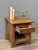 Crafters and Weavers Mission Style Solid Quarter Sawn Oak Keyhole End Table - Walnut Stain For Sale - Image 4 of 5
