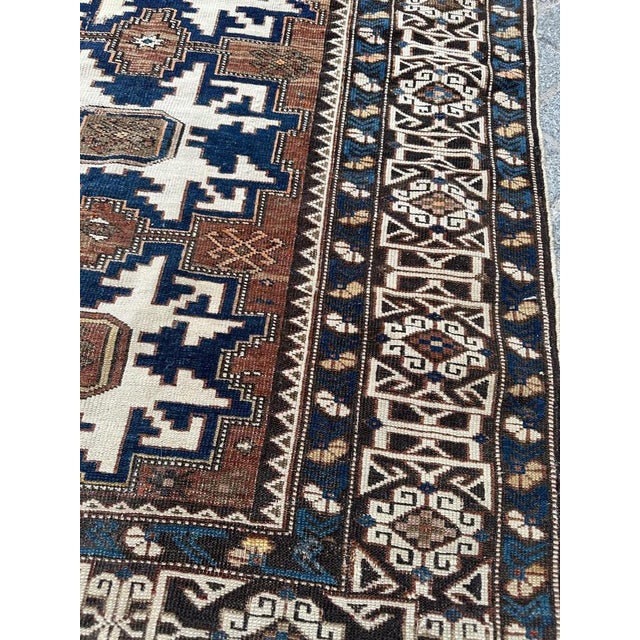 Antique Caucasian Shirwan Lesgui Rug, 1890s For Sale - Image 10 of 17