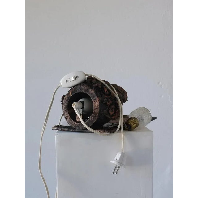 Ceramic Brutalist Ceramic Wall Sconce by Jouko Kytömaa, 1970s For Sale - Image 7 of 13