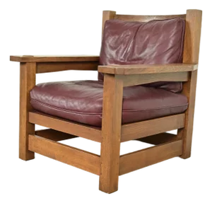 Stickley Mission Oak Arts & Crafts Eastwood Lounge Chair