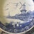 1950s Vintage Boch “De Lits” Belgian Blue & White Delft-Style Charger Platter For Sale - Image 5 of 6